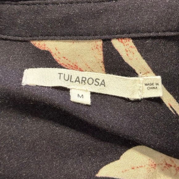 Tularosa Lola Blue Dress Revolve M Medium Tropical Floral sundress - Picture 4 of 6